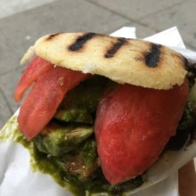 Gluten-free arepa from Arepa Factory